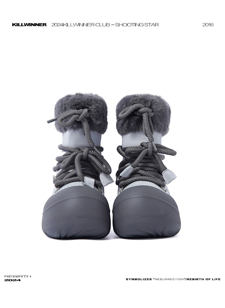スノーボード KILLWINNER  boots Short Fur Long Tube Snow Boots – KILLWINNER