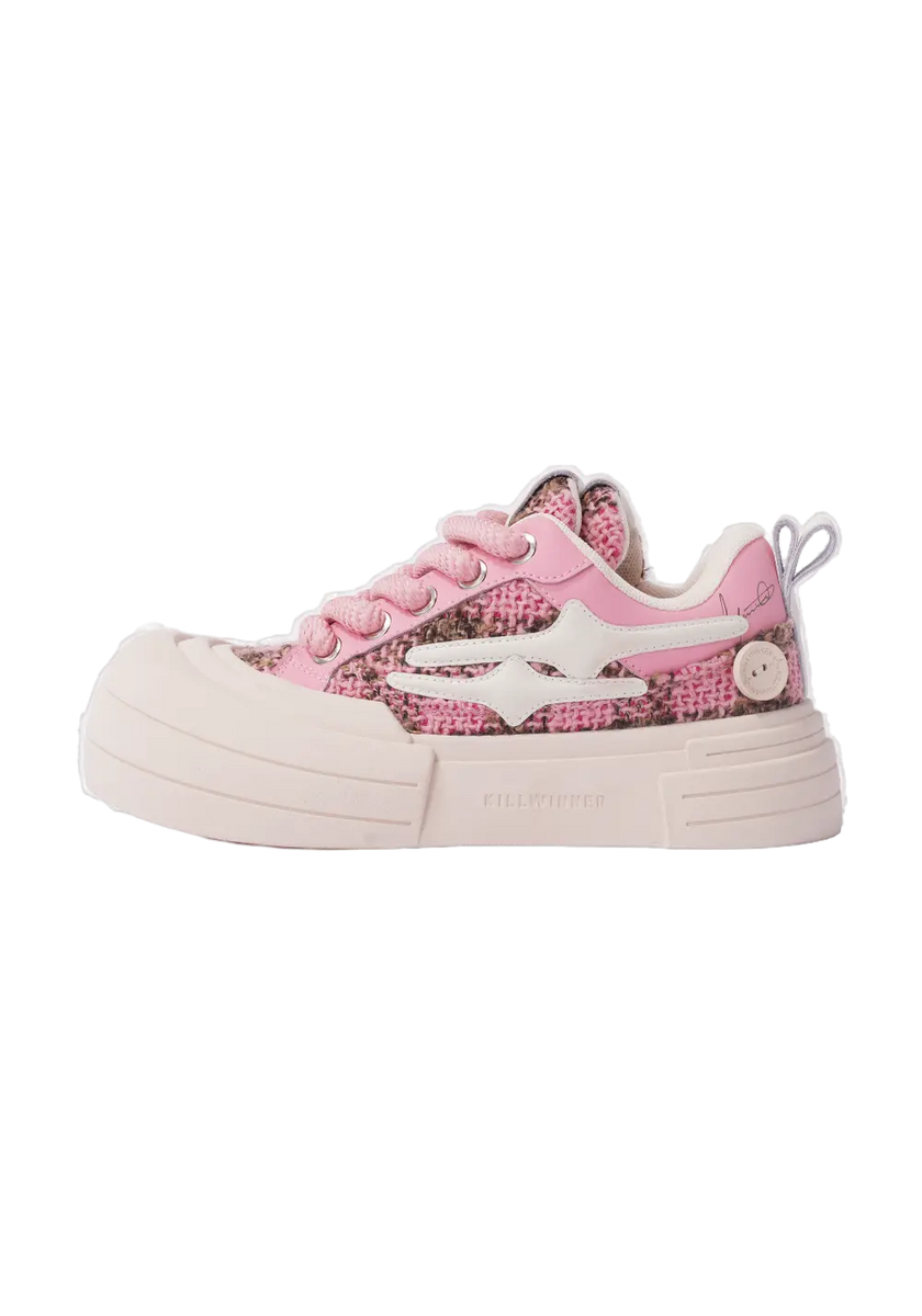 新品未使用KILLWINNER Smile lifeスニーカー　ピンク KillWinner/Smile Life Sneaker 