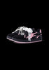 Retro Training Sneaker-Black Pink Bow