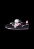 Retro Training Sneaker-Black Pink Bow