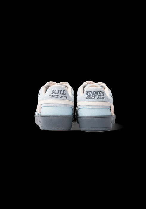 Retro Training Sneaker-Grey Blue