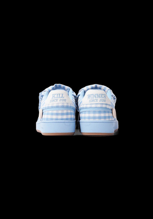 Retro Training Sneaker-Blue Grid