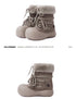 Short Fur Long Tube Snow Boots