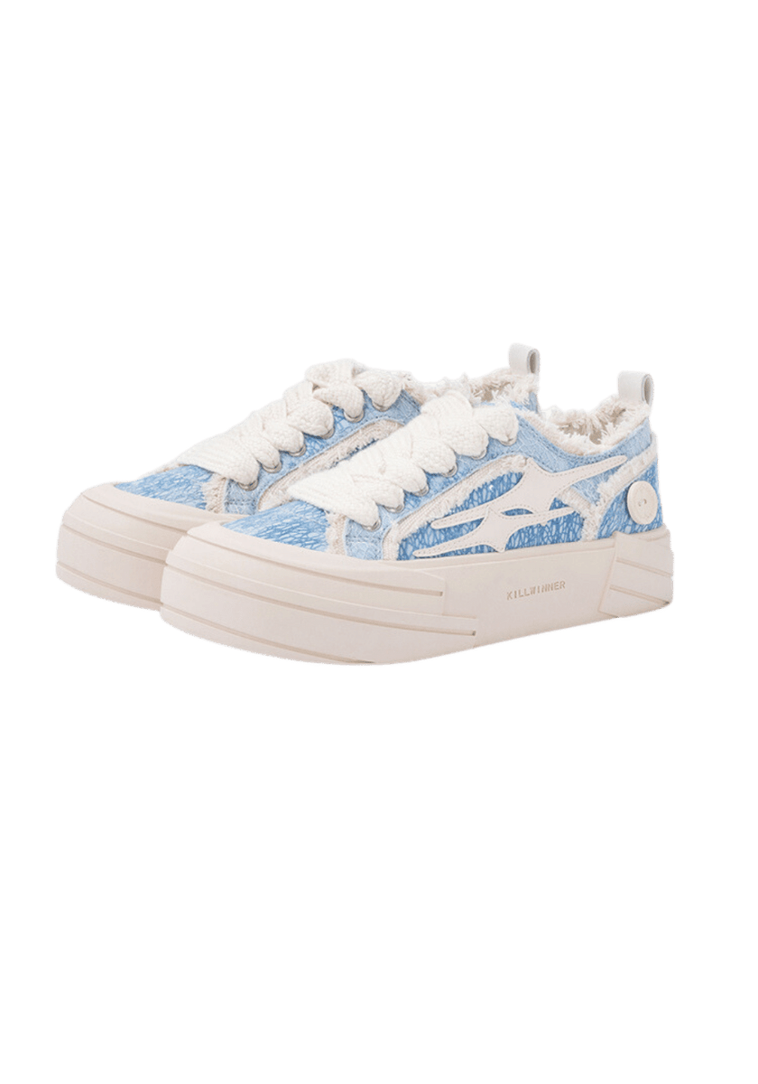 KillWINNER-Comet Canvas Sneakers-Blue – KILLWINNER