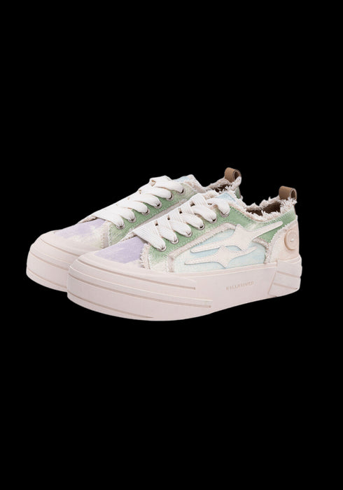 Tie Dye Canvas Shoes - PSYLOS 1, Tie Dye Canvas Shoes, Shoes, KILLWINNER, PSYLOS 1